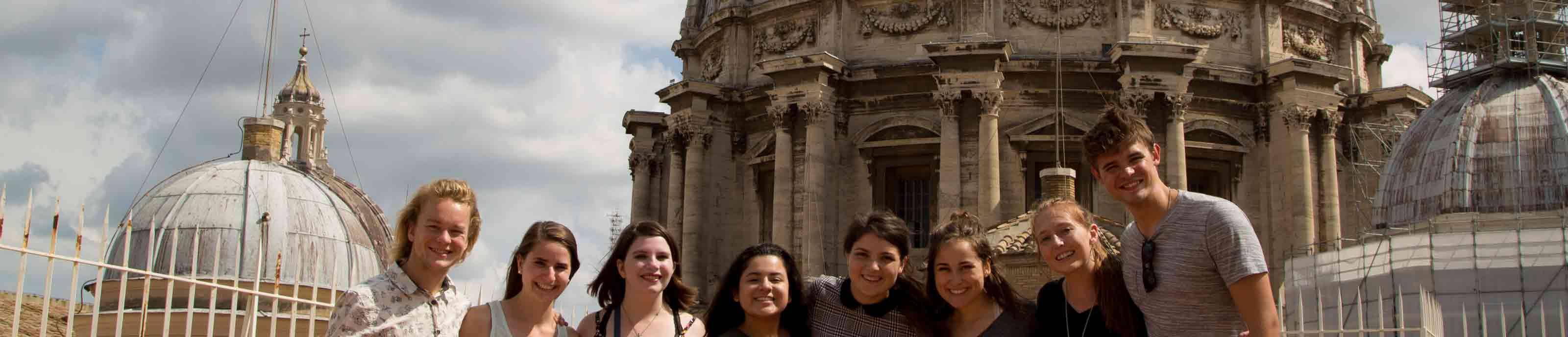 Students studying abroad in Florence, Italy